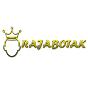RAJABOTAK - Kepala Botak Bermahkota, Huruf RAJABOTAK Emas
