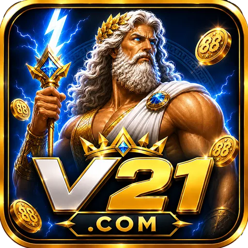 V21 - Zeus Bertongkat, Koin 88, Teks V21.com